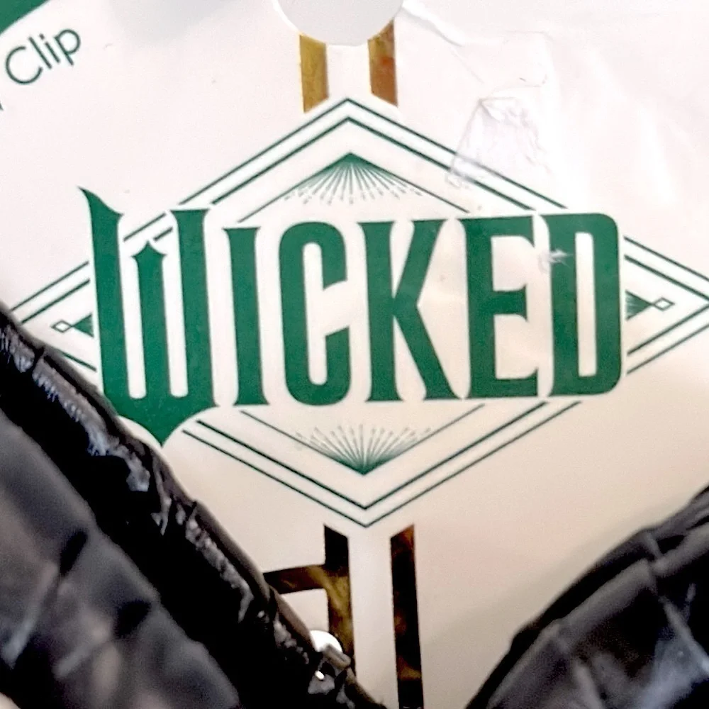Scunci WICKED Black Hair Clip with Colorful Accent